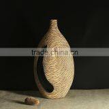Jiayi Abstract Thread Narrow Mouth Vase Floor Vase Simple Atmospheric Fine Resin Craft Home Decoration thumbnail-4