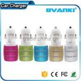 2016 Premium Aluminum Alloy 5V 2.4A Smart IQ Fast Charge USB Car Charger for Android Mobile Phone by Express Free Sample thumbnail-6