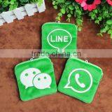 Free Sample 2015 Hot Sale Emoji Plush Wallets/ Whatsapp Emoji Wallets thumbnail-4