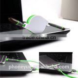 2016 Latest Products 2 in 1 Retractable Micro Usb Cable for Charging thumbnail-1