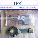 Komatsu S6D102 Connecting Rod, 6732-31-3101, 6732-31-3100 thumbnail-1