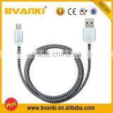Top Selling Products 2015 Wholesale Nylon Braided Usb Charger Cable for Samsung Mobile Nylon Braided Micro Usb Data Cable thumbnail-5