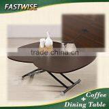 2 in 1 Extendable and Ajustable Dining Table for Dining Room Furniture thumbnail-6