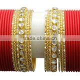 Indian Traditional Arrangement Bangle Set For Girls & Women