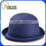 Wholesale Dyed Paper Hat Custom Round Straw Hat thumbnail-1