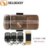Higher-Tech, Wireless Lock for Wooden Door (LY15CR2-11BM) thumbnail-1
