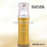 30ml Double Wall Plastic Cosmetic Bottle With Pump