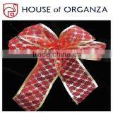 Christmas Organza Wired Ribbon for Gift Decoration thumbnail-1