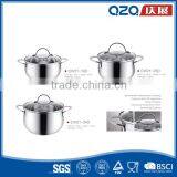 Wholesale SS 201 Wire Type Handle Silver Color Kitchen Stainless Cookware