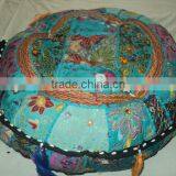 Cotton Patchwork Cushion Covers Puffs Ottoman-05