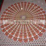 New White Peocock Prints Bedsheets Tapestry thumbnail-2