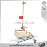 hand shaking flag-lifts Pully transmission science working models