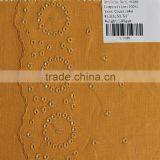 9*9 Embroidered Pure Linen Fabric