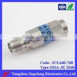 RF Attenuator SMA Female to Male 20db