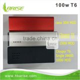 Amazing box mod 50w 100w 150w 18650 26650 18500 battery cloupor t8 mod with reliable quality T6 Cloupor 26650