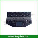 IP65 Dynamic Sealed and Ruggedized Silicone Military Keyboard With Sealed Rubber Touchpad thumbnail-2