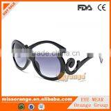 2016 Hot Sales Wholesales Women Acetate Sunglasses With Black Frame thumbnail-1