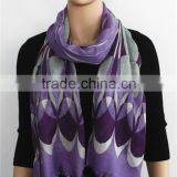 Light Wool and Silk Blended Scarf thumbnail-2