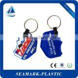 2016 Most popular promotional gift custom molded keychain plastic