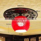 Modern Ceiling Lighting Antique Ceiling Down Light Fixture Design Porcelain Wooden Jingdezhen Dining Room Hotel Ceiling Lights thumbnail-2