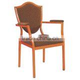 High Quality Aluminum Stacking Banquet Chair With Armrest thumbnail-1