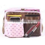 Faison storage bag travel pouch with pink