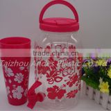 Colorful 3.8L water drink dispenser in set with printing