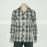 China OEM ODM Popular 100% Cotton Long Sleeve Stylish Check Casual Men Shirt thumbnail-1