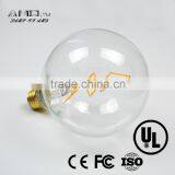Buy Led Filament Lamp G125 2/4//5/6/8W Amber Glass 8W Filamento Warm Light thumbnail-5