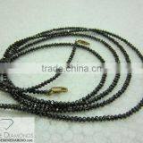 Real Black Diamond Beads Strand for Wedding Engagement Gift