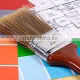 Bristle Brush Plastic Handle Paint Brush Paint Brush Wood Handle