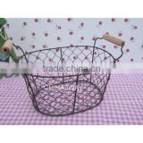 black bread bakery wire storage baskets