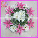 China Wholesale Artificial Funeral Wreath Plastic