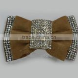New style gold alloy with diamond bow shoe flower ornaments