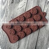 Silicone Ice Bricks Tray Rose Chocolate Mold