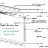 New Style Waterproof Aluminum Sunscreen Fabric Manual Roller Blinds and Curtains thumbnail-4