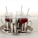 210ml 9pcs Heat-resistant Glass Irish Coffee Cup thumbnail-1
