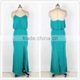 Hot Wholesale Gold Chain Halter Maxi Dress With T Back China Wholesale Dress Online thumbnail-1