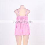 New Arrival Pink Color Sleeveless Open Girls Sexy Babydoll Women Sexy Lingerie thumbnail-6