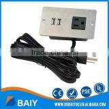 2-gang Socket Outlet With Double USB thumbnail-4