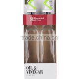 SINOGLASS Trade Assurance Automatic Open Glass Oil and Vinegar Dispenser Set Vinegar Bottle thumbnail-6