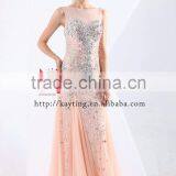 Graceful Handmade Beading Chaozhou Evening Dress Young Girl Turkish Muslim Dress thumbnail-2