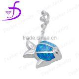 Australian K5 Opal Design Opal Fish Shaped Pendants thumbnail-1