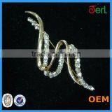 Latest Trendy Design Crystal Fashion Brooches for Mens Suits thumbnail-4