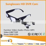 720P new mp3 sun glasses camera, Bluetooth V.3.0 MP3 Sports sunglasses camera