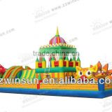 68 foot inflatable interactive obstacle combo games