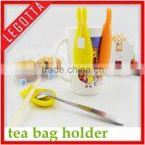 Food Grade Creative Plastic Silicone China Products 2015 for Tea Bag Holder