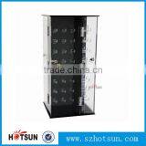 Luxury Wall Mount Clear Acrylic Jewelry Display Case for Sale thumbnail-2