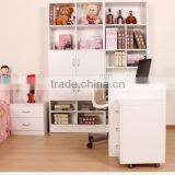 Melamine Large Size Bookcase With Studying Table thumbnail-5