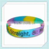 Promotional Rubber Wristband, Cheap Custom Silicone Bracelet thumbnail-3
